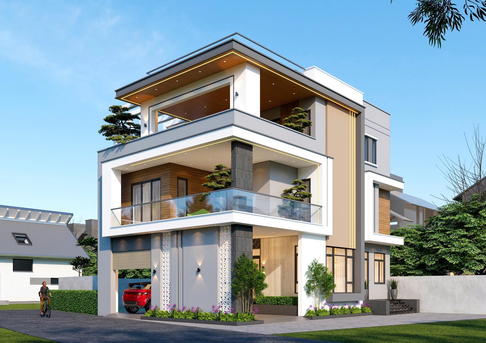 Nhà vườn hiện đại